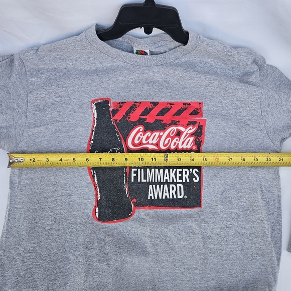 Coca Cola Filmmaker's Awards Grey Longsleeve T-Shirt Fruit of the Loom Sz-Large - Picture 3 of 6